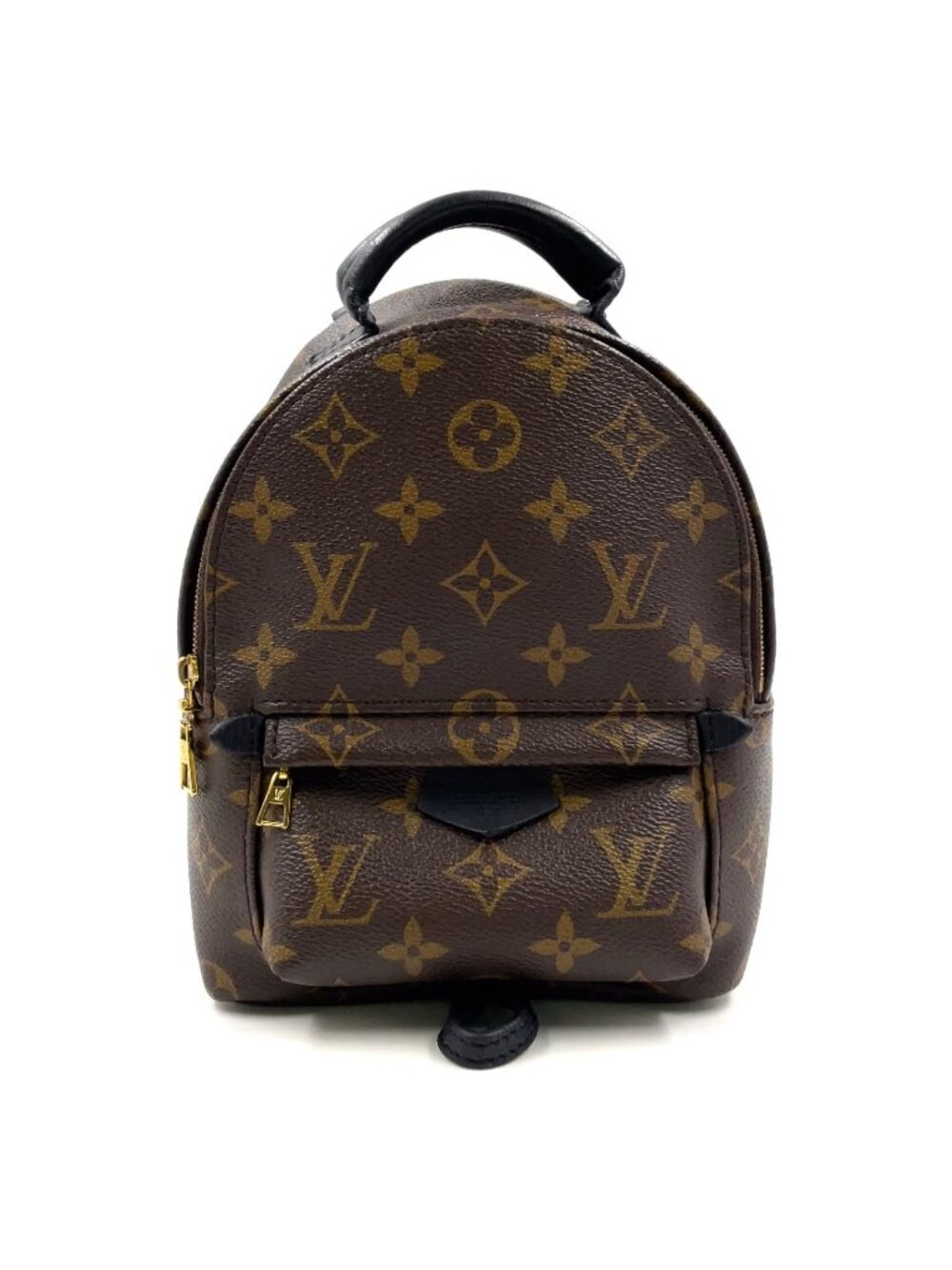 Louis Vuitton Palm Springs Backpack Mini Monogram Correspondence Leather Brown